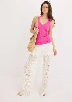 Top dos-nu à décolleté plongeant