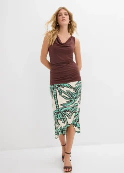 Top doux en viscose extensible