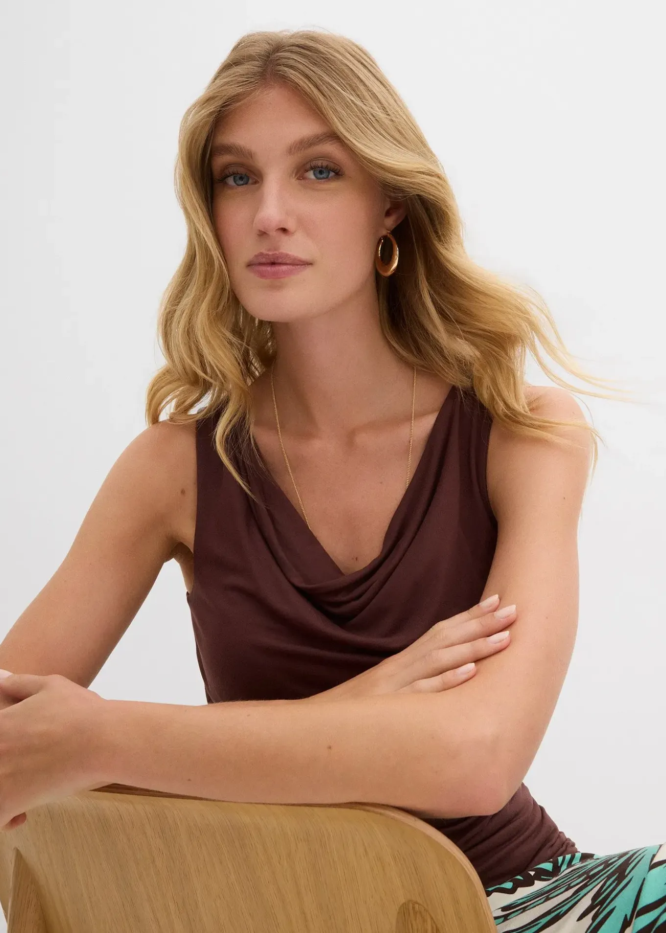 Top doux en viscose extensible