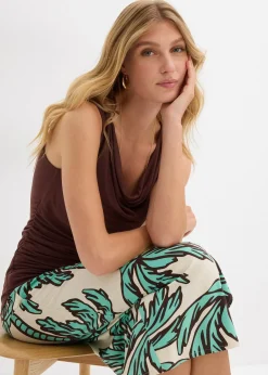 Top doux en viscose extensible