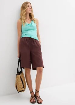 Top doux en viscose extensible