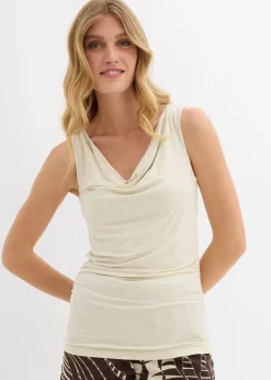 Top doux en viscose extensible