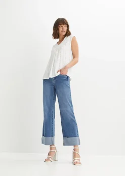 Top en broderie anglaise