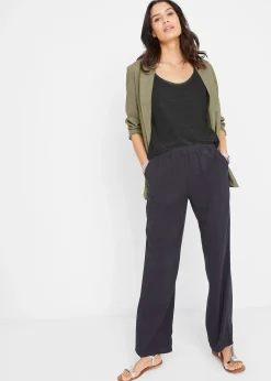 Top en coton à détails nœuds