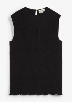 Top en crépon texturé