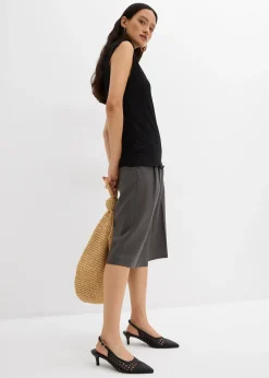 Top en crépon texturé