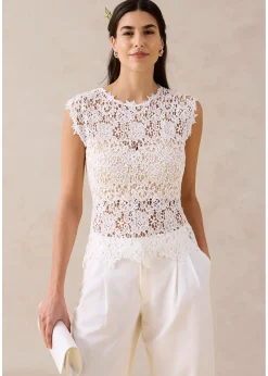 Top en dentelle