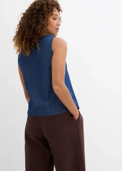 Top en jean de coton