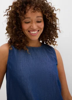 Top en jean de coton