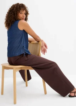 Top en jean de coton