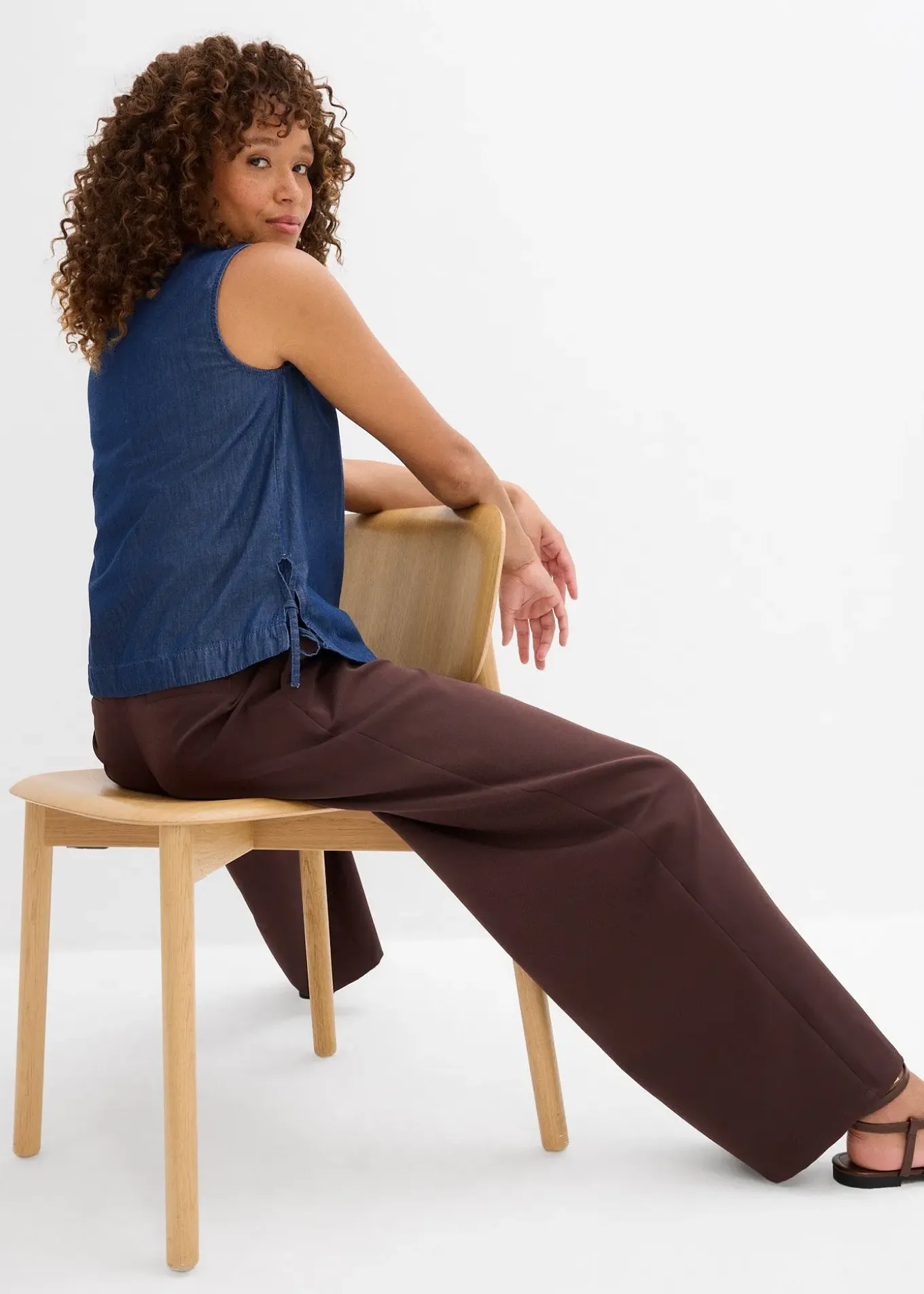 Top en jean de coton