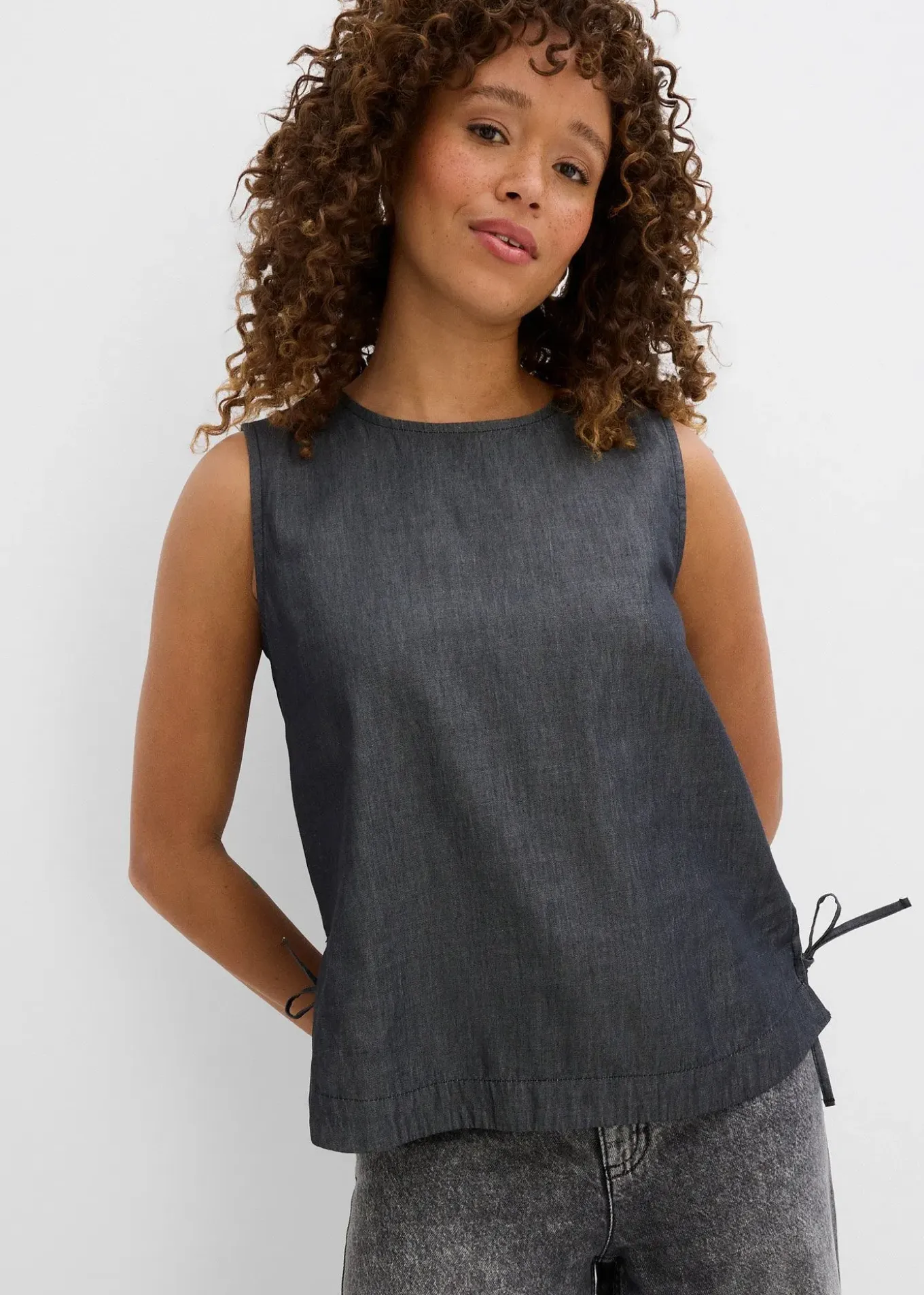 Top en jean de coton