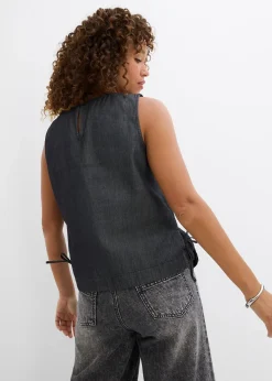 Top en jean de coton