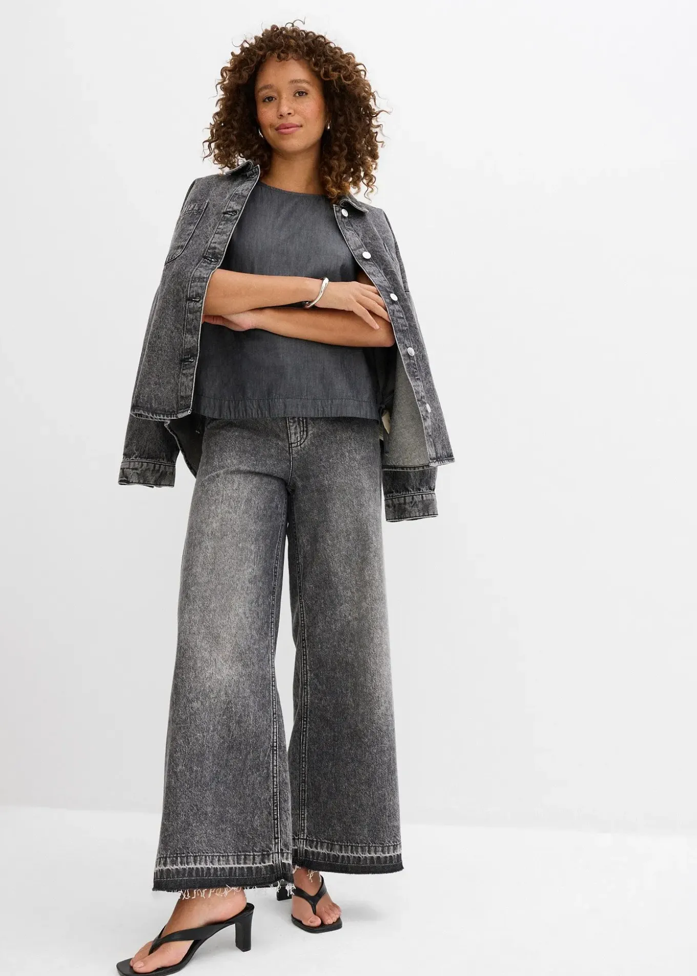 Top en jean de coton