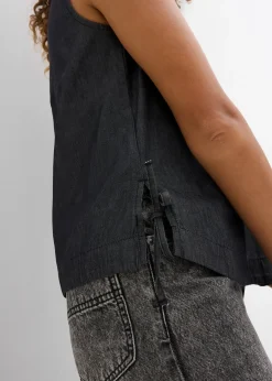 Top en jean de coton