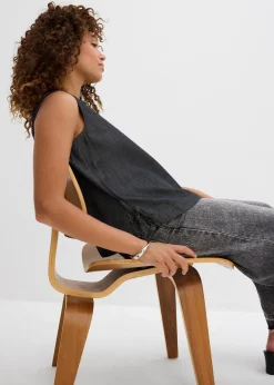 Top en jean de coton