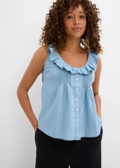 Top en jean de coton