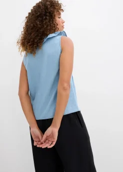 Top en jean de coton