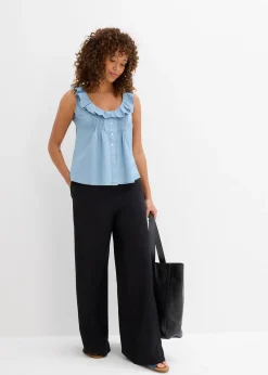 Top en jean de coton