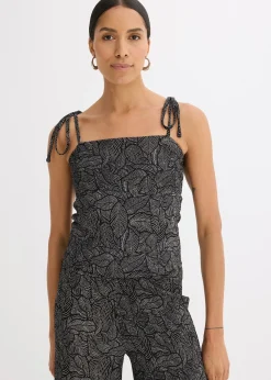 Top en jersey crêpe