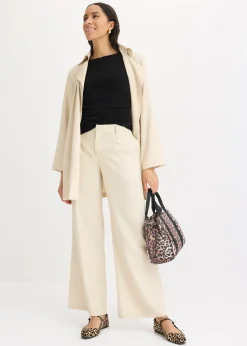 Top en jersey twisté