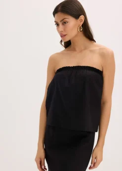 Top en lin majoritaire