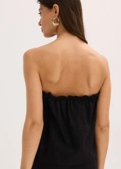 Top en lin majoritaire