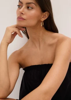 Top en lin majoritaire