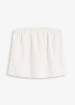 Top en lin majoritaire