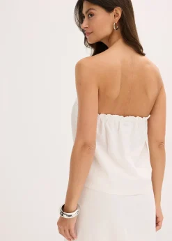 Top en lin majoritaire