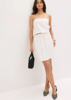 Top en lin majoritaire