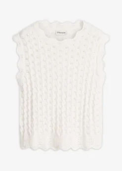 Top en maille 100% coton