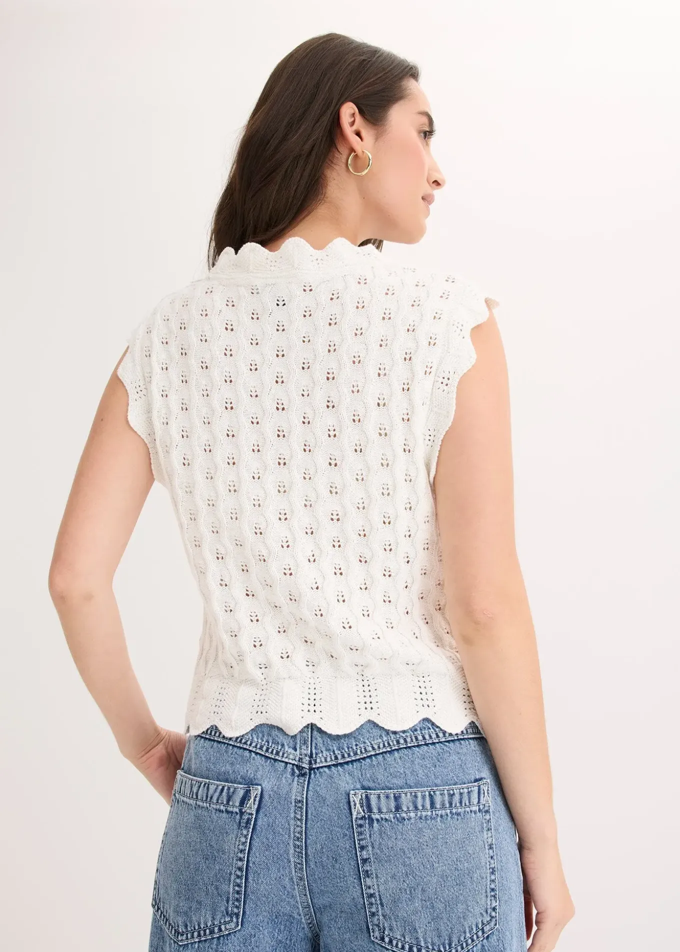 Top en maille 100% coton