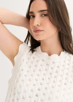 Top en maille 100% coton