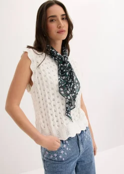 Top en maille 100% coton
