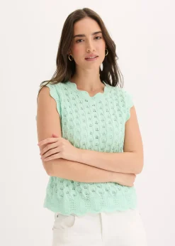 Top en maille 100% coton