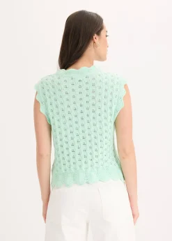 Top en maille 100% coton