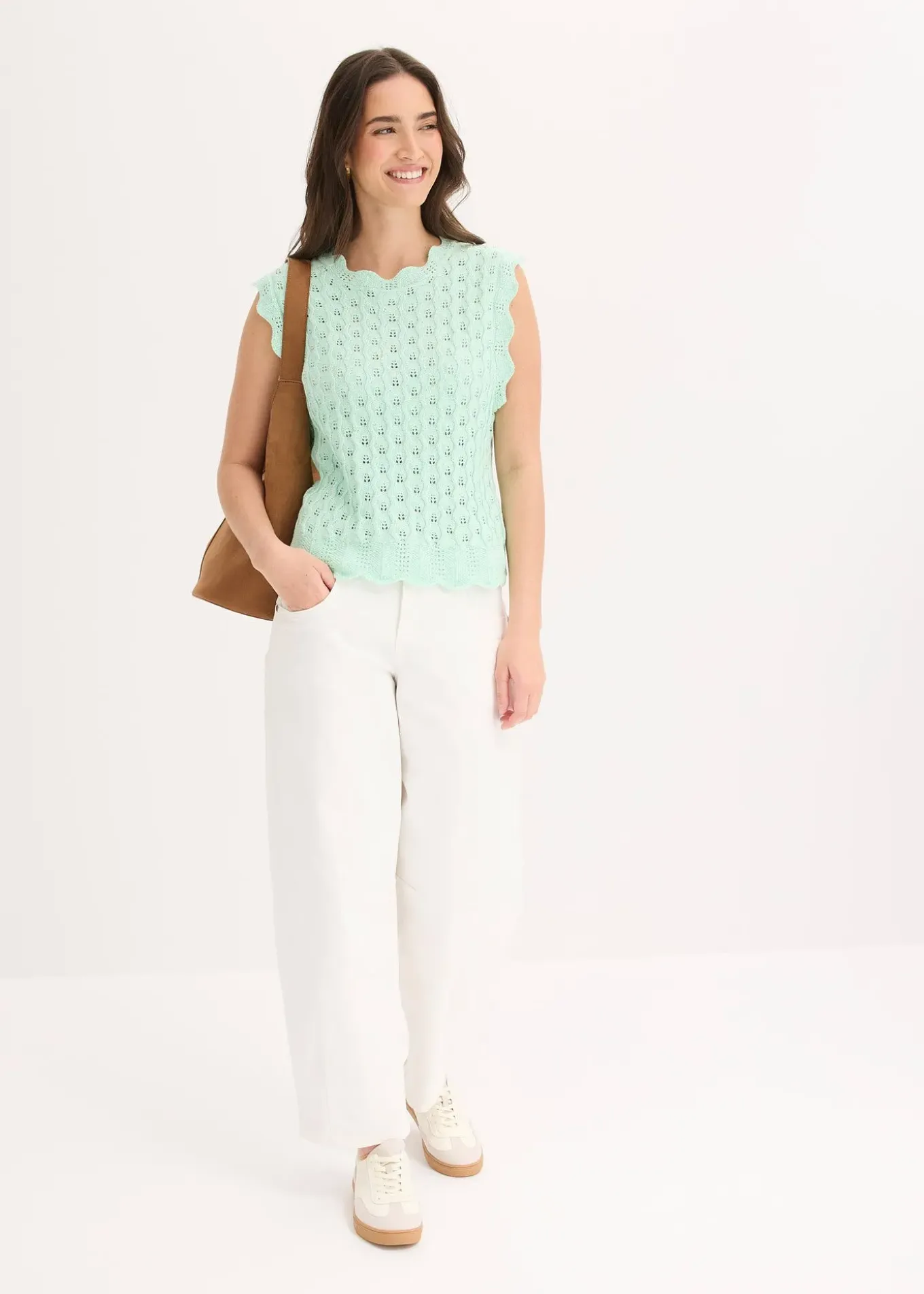Top en maille 100% coton