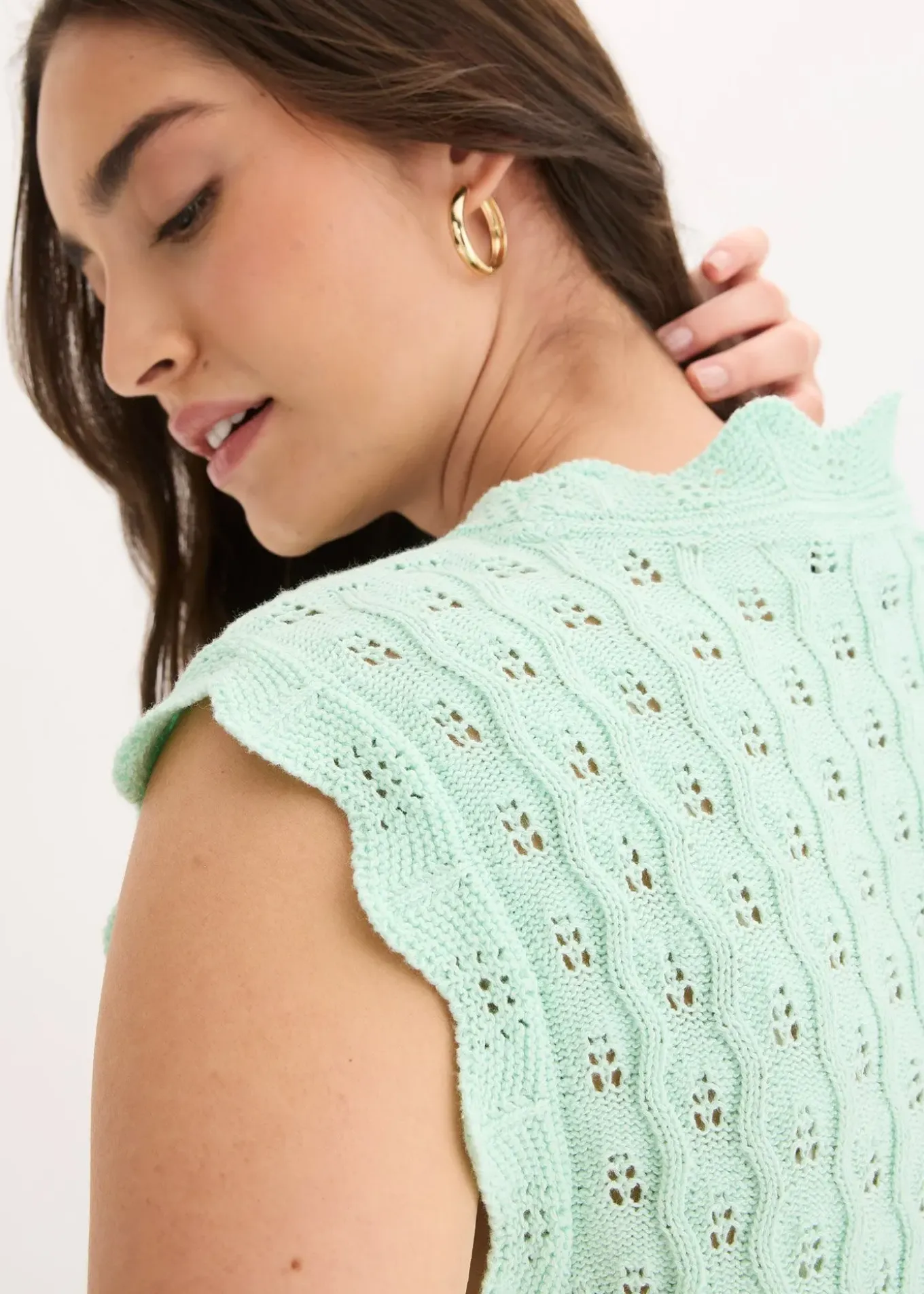 Top en maille 100% coton