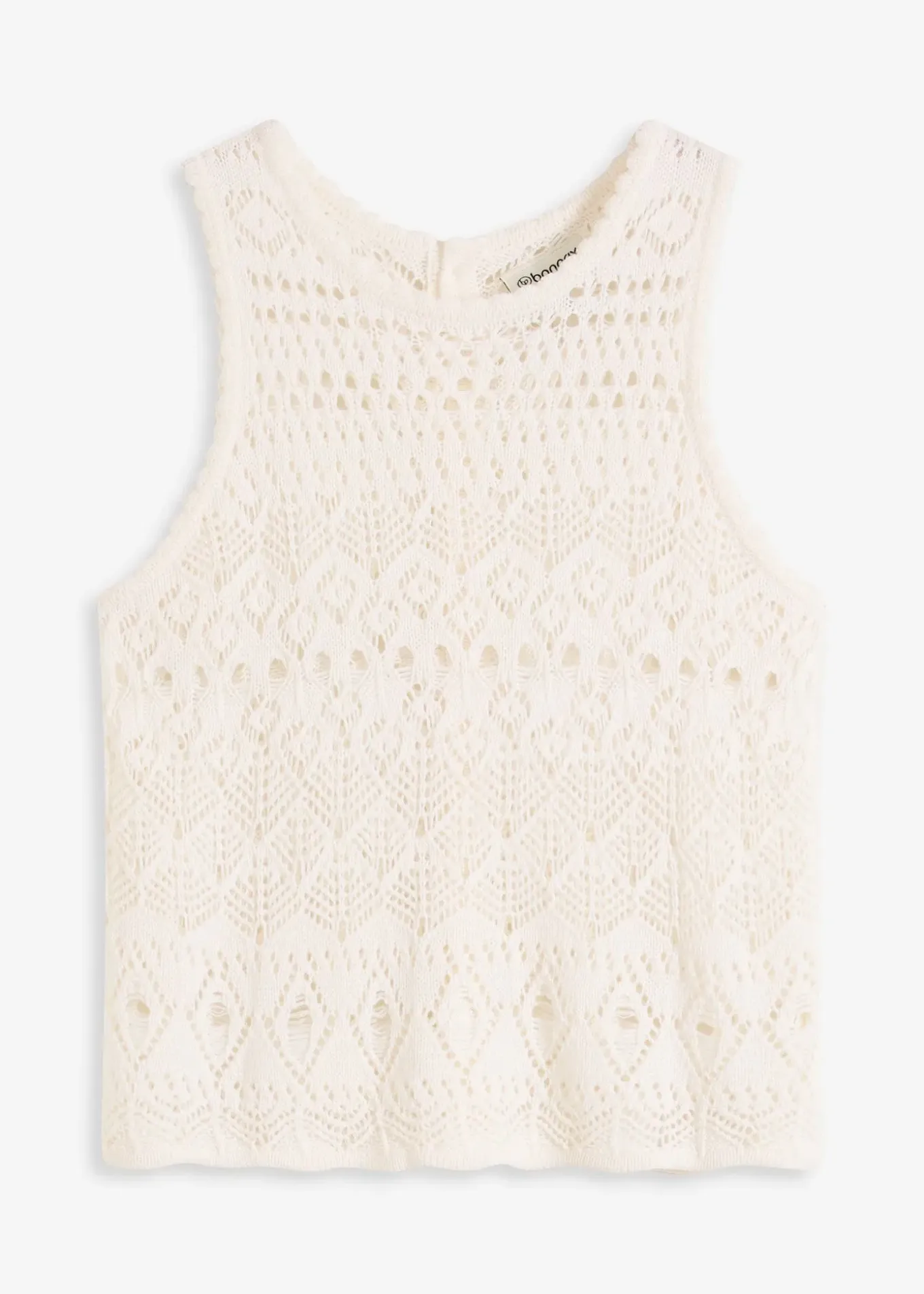 Top en maille ajourée