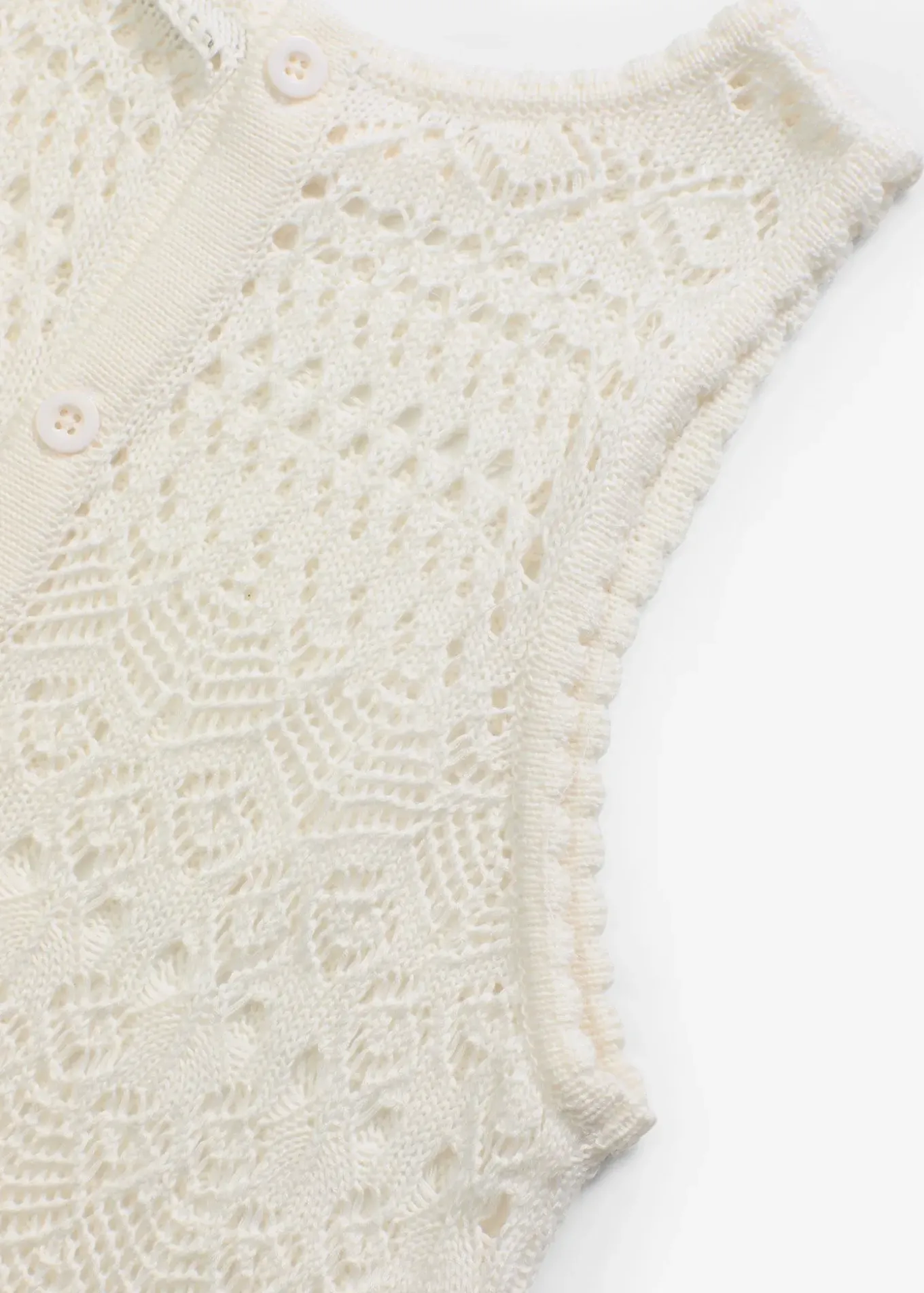 Top en maille ajourée