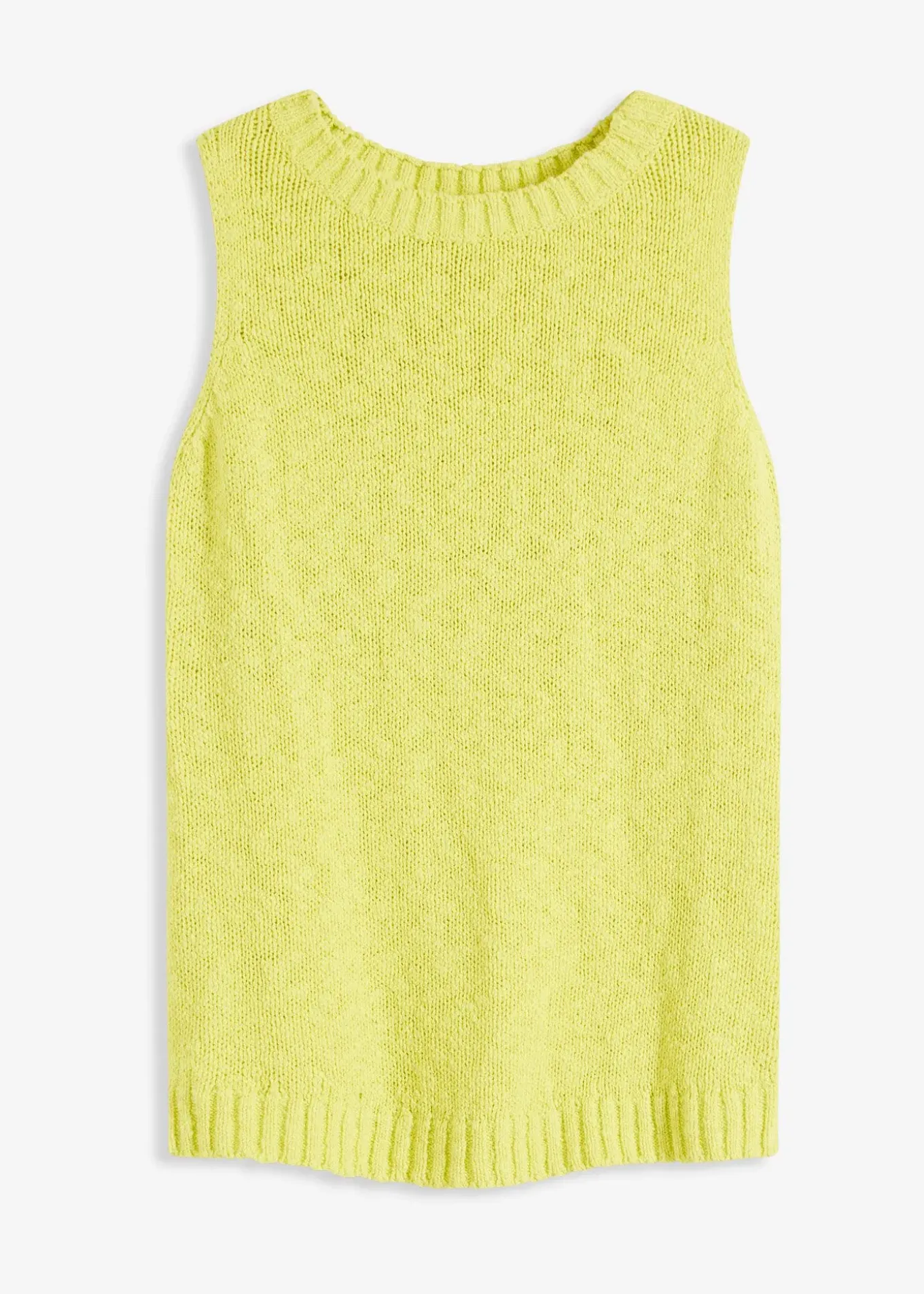 Top en maille coton texturée