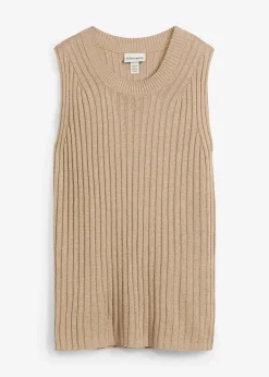 Top en maille de viscose mélangée