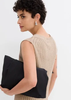 Top en maille de viscose mélangée