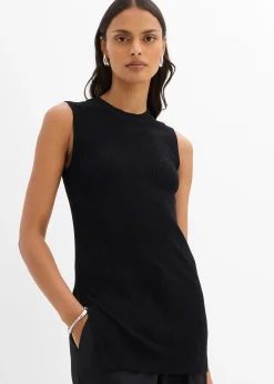 Top en maille de viscose mélangée