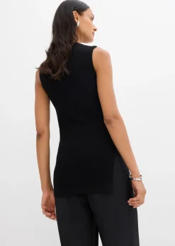 Top en maille de viscose mélangée