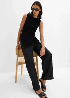 Top en maille de viscose mélangée