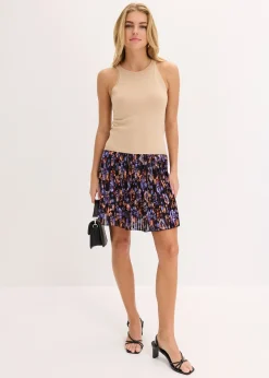 Top en maille métallisée