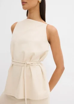 Top en maille piquée