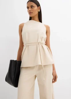 Top en maille piquée